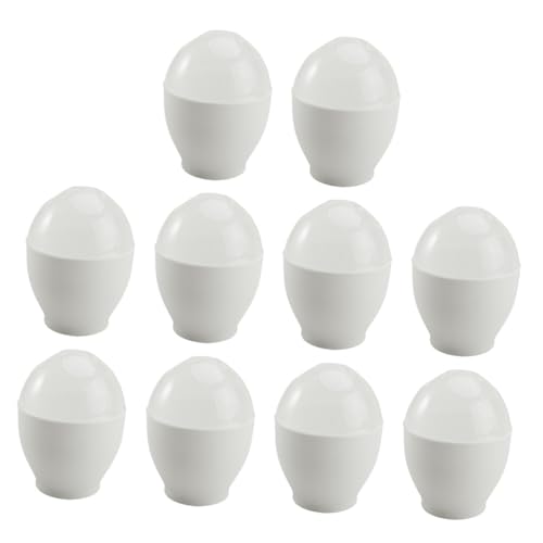 Ciieeo Microwave Oven Egg Cooker 10pcs Steamed Egg Cups Easy to Clean Suitable for Home Restaurant