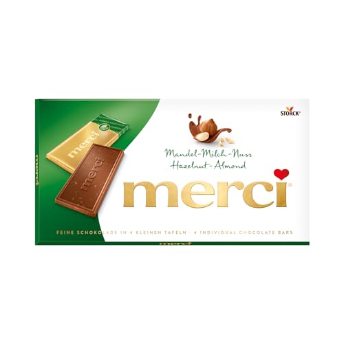 Merci Almond Milk Chocolate Bars, 100g