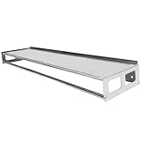 VERDANVERSE Porta Spezie da Parete in Acciaio Inossidabile Mensola Organizzatore Cucina e Ripostiglio Supporto Stabile e Smontabile per Olio Condimenti Montaggio Muro