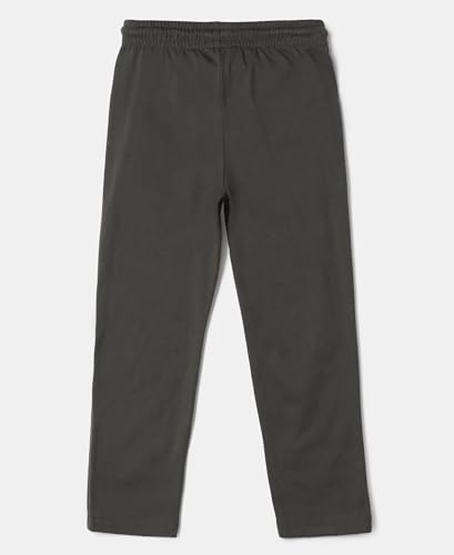 Image of Jockey AB13 Boys Super Combed Cotton Rich Graphic Printed Trackpants with Contrast Side Piping