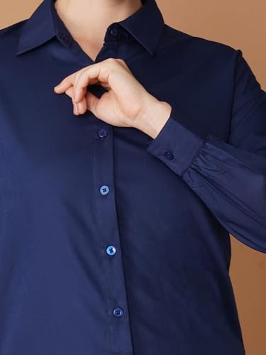 Image of OOMPH! Full Sleeve Stylish Western Drop Shoulder Shirts for Women Regular fit Shirts for Woman