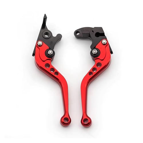 Palanca embrague freno Benelli TNT 125 y 135 modelo aluminio CNC rojo 147mm 4