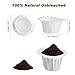 Disposable Paper Coffee Filters, Paper Filters for Keurig Single Brewer Reusable Cups, K-cup Coffee Pods, Fits All Brands Reusable K Cups (300)…