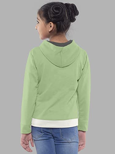 Image of HELLCAT Girls Regular Fit Fulsleeve Hooded Sweatshirt with Rib - Pack of 1