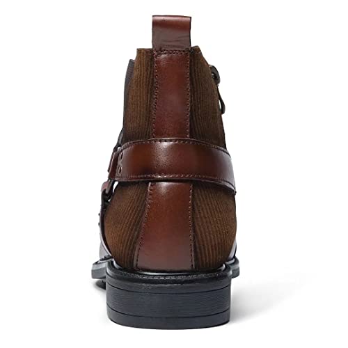 Image of Arkbird Chelsea Ankle Boots for Men Genuine Leather Oxford Casual and Formal Dress Boot