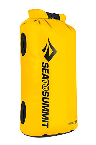 Sea to Summit Hydraulic Dry Bag, Heavy-Duty Dry Storage, 65 Liter, Yellow