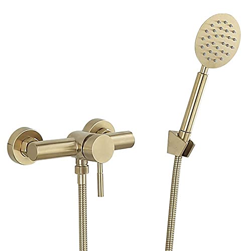 Systèmes de douche or brossé pour une salle de bain moderne et luxueuse