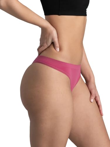 Image of Fruit of the Loom Women's Thong Underwear | Lightweight and Stretchy for All Day Comfort | Assorted Color Multipacks