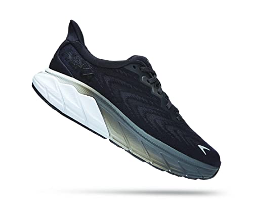 HOKA One One 1123195-BWHT Arahi 6 Donna, Black/White EU 39 1/3