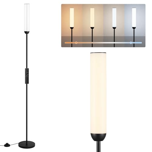 PreeOtti Lampadaire sur Pied Salon, lampadaire LED Dimmable, 5...