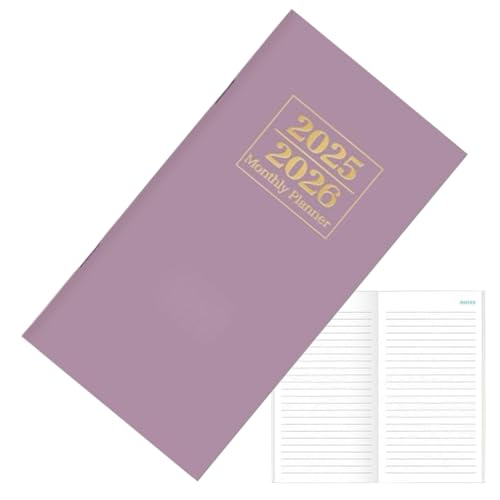 Planificador académico 2025-2026, planificador 2025-2026 - Programar planificador de cuaderno,Revista de gestión de tareas para estudiantes maestros, cuaderno de horario compacto de 24 meses