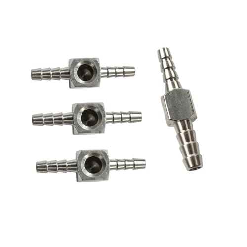 Image of Dental Chair Parts -Brass Nipple Size 2mm+2mmTwo Way Joint, Superior Quality, Compact Design, Long Service Life (Pack of 3)