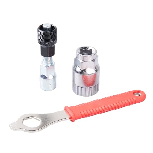 Bike Crank Extractor Bike Crank Arm Remover and Bottom Bracket Remover with 16mm Wrench Professional Bicycle Repair Tool Kit