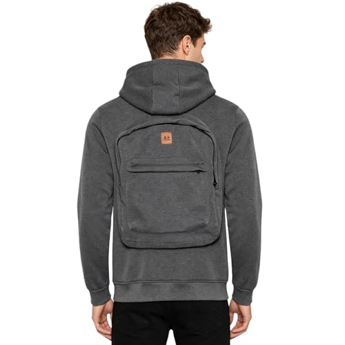 Veste training homme contre le froid sweat rando avec balaclava