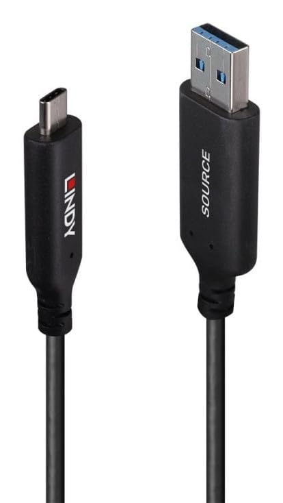 Lindy 43396 25 m USB 3.2 5 Gbps Tipo A a C Cable híbrido
