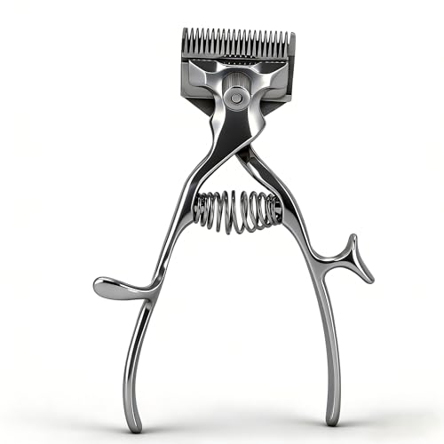 Eatbuy Professional Manual Clipper Hand Push Hair Cutter for Home & Barber - Stainless Steel Hair Trimmer with Replaceable Blade Portable Manual Haircut Tool Style Perfect Hairstyle Anywhere