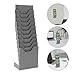 OHPHCALL Attendance Cards Rack Retractable Storage Holder for Warehouse Material Cards Multi Display Stand for Desk Organization for Tag Classification and Easy Access