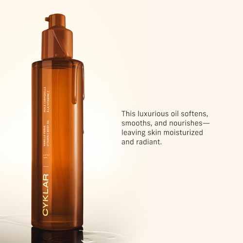 Vitamin C Body Oil for Women and Men. Moisturizing Vanilla Verve Scented Body Serum for Glowing Skin. Nourishing, Hydrating After-Shower and Bath Skin Care Moisturizer, 4.2 Fl Oz - Image 4