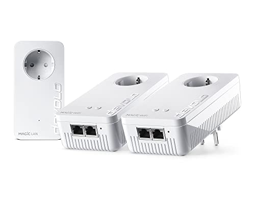 Tecnologia Powerline: la velocità di trasmissione di 2400 Mbps e l'avveniristica tecnologia G.hn consentono un ottima velocità di connessione Internet per tutti i dispositivi