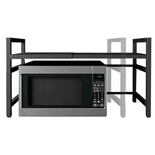 Étagère extensible pour four à micro-ondes pour libérer le comptoir