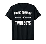 Photo Gallery proud grandpa of twin boys - maglietta divertente per nuovo nonno maglietta Photo Gallery proud grandpa of twin boys - maglietta divertente per nuovo nonno maglietta