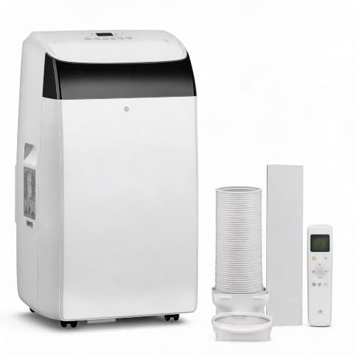 Image of 14000 BTU Portable Air Conditioners, 4-in-1 AC Unit with Cooling, Fan, Dehumidifier and Sleep Modes, for Rooms Up to 750 Sq.Ft, Remote Control, 24H Timer, Window Kit for Bedroom Apartment Dorm