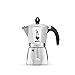 Bialetti Moka Dama Cafetera Italiana Espresso, 6 Tazas, Aluminio, Plateado