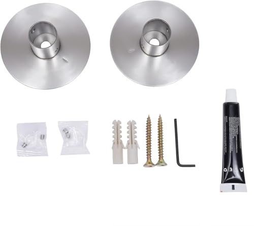 Tringle à rideau de douche d'angle en U durable et antirouille - 8