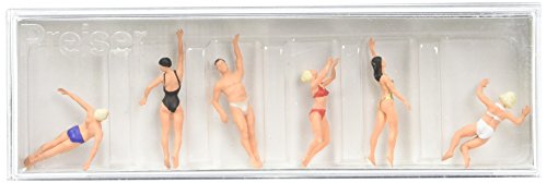 Preiser 10306 Recreation & Sports Swimming People pkg(6) HO Scale Figure