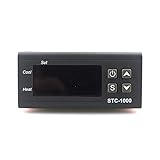 📁modelo: STC-1000 LeftSuper Controlador de Temperatura 12V Stc-1000 Termostato Digital Incubadora Controlador de Temperatura Dos Salidas de relé Led 110V 220V 12V 24V 10A Calor Frío