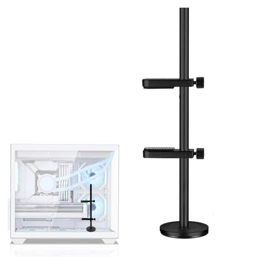 Image of GPU Sag Bracket, Adjustable Height GPU Holder, External GPU Kit for Graphics Card Support, Black