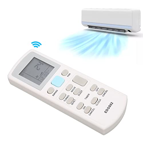 Pilot do Klimatyzatora, Zamienny Pilot do Klimatyzacji z Ekranem LED z Czarnymi Napisami dla ACSON/dla APGS02 (Biały)