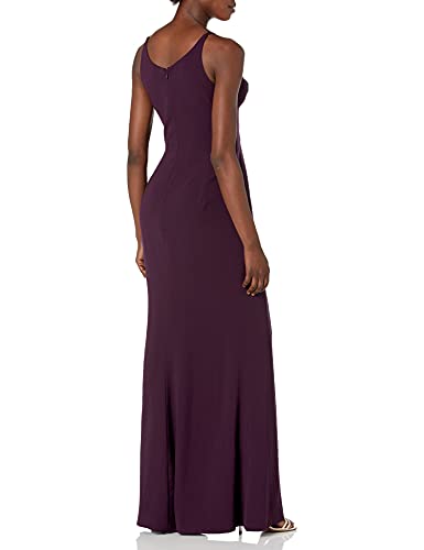 Image of Iris Spaghetti Strap Plunging Long Dress