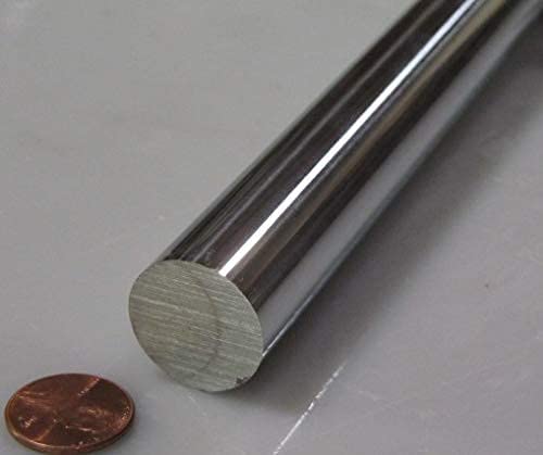 Chrome Plated 1045 Carbon Steel Shaft 7/8" Diameter x 18" Long 1 pc