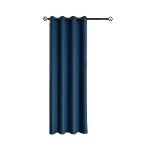 Rideaux occultants pour chambre et salon rideau thermique bleu HOCEDO