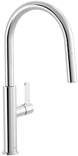TRES 23043804 COCINA Grifo Monomando Fregadero con Caño Extraíble 2 Chorros Cromo