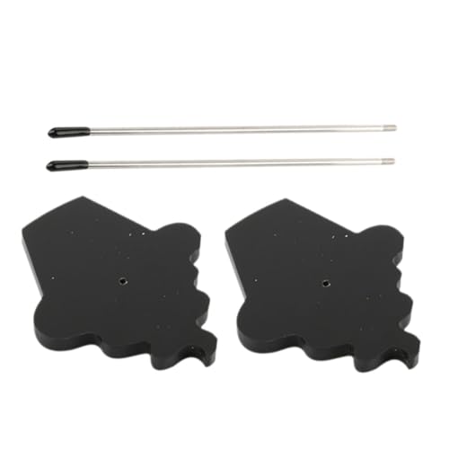 DOITOOL 2pcs Receipt Holder Receipt Storage Holders Check Spike Rod Bill Holder Receipt Organizer Convenient Menu Holder Receipt Spike Menu Spike Acrylic Bill Holder Bill Fork Metal