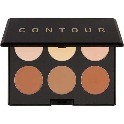 Elizabeth Mott Bronzer Contour Kit & Highlighting Powder - Cruelty Free & Paraben Free - 6 Shades for a Natural Glow Cover