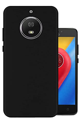 Image of Mobile Back Cover Case for Motorola Moto G5S (Silicone Case|CameraProtection|Black SC1510)