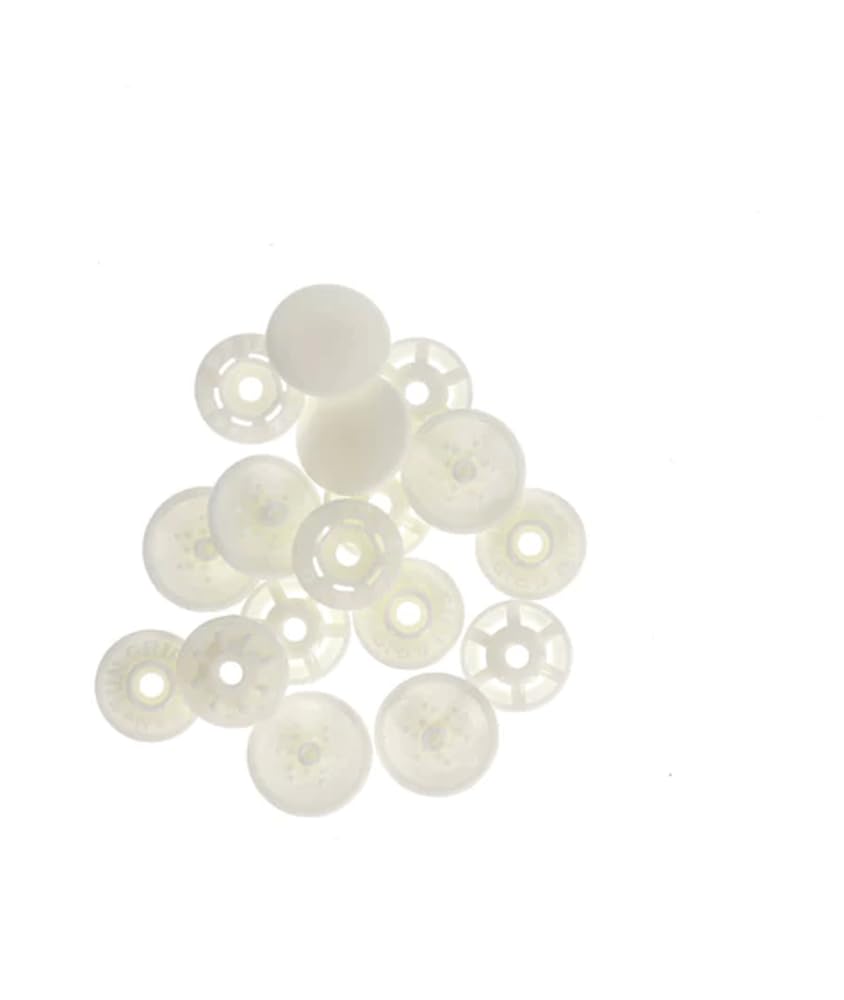 Bohin Snap Fasteners, White, 13mm - Image 3