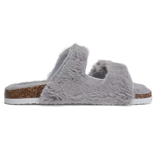Image of Torotto Kids Sandals Boys Girls Slide Summer Non-slip Cork Glitter Toddler Slippers with Adjustable Straps for Indoor & Outdoor