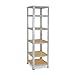shelfplaza® HOME Estantería galvanizada 200x50x50cm / estanterías fuertes, estantería de 6 baldas, estanterías metálicas almacenaje, estantería de metal insertable, capacidad de carga 145kg