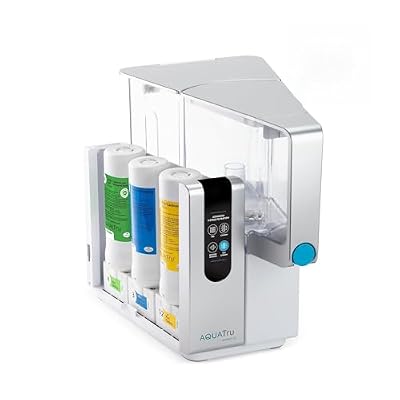 AquaTru Classic Smart Alkaline Countertop Water Purifier | App-Connected 4-Stage RO System Removes Forever Chemicals, Lead & Fluoride | Adds Healthy Minerals | No Plumbing