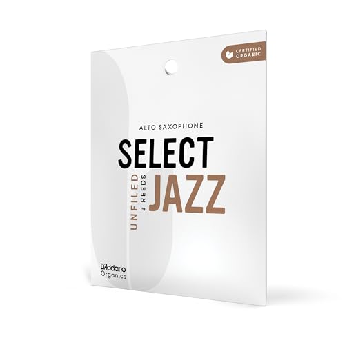 Anches saxophone alto D'Addario Organic Select Jazz 2 Hard un coupé à l'américaine net