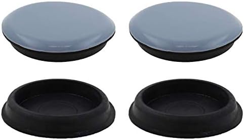 Lifeswonderful - 4x EasyMove PTFE Teflon Glider Furniture Castor Cups - 45mm