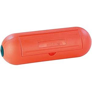 Electraline 300176 Scatola di Protezione Stagna per Spina e Presa Volante Impermeabile Ip44, Arancione