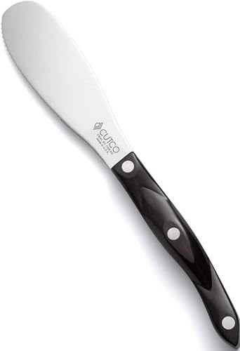 Miniatura 2 de CUTCO Modelo 1768 Esparcidor de espátula. Hoja de borde dentado Doble-D® de 4.9 pulgadas..................5.1" Mango de termorresina altamente