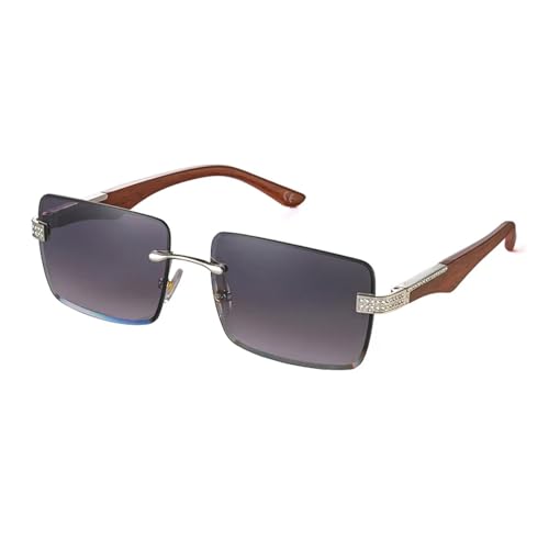 Lunettes de soleil de luxe tendance avec cristaux et verres premium