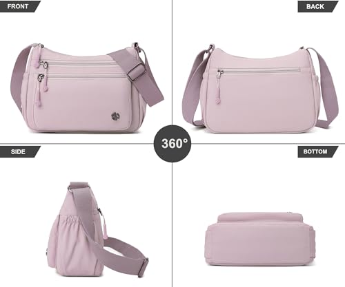 Image of Pealwel Casual Crossbody Bag with Anti Theft Pocket - Women Lightweight Water-Resistant Purse Bag