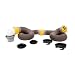 Camco 39634 Revolution 20' Sewer Hose Kit with 360 Degree Swivel Fittings and 4-in1 Elbow Adapter, Ready to Use Kit with Hose and Adapter (Frustration-Free Packaging)